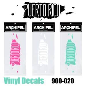 900-020 PR ISLAND Vinyl Decal