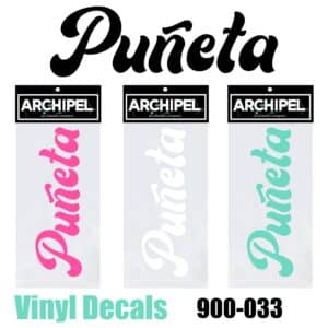 900-033 PUNETA Vinyl Decal